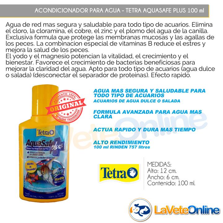 Tetra Aquasafe Plus 100 ml (acd2241) - Imagen 2