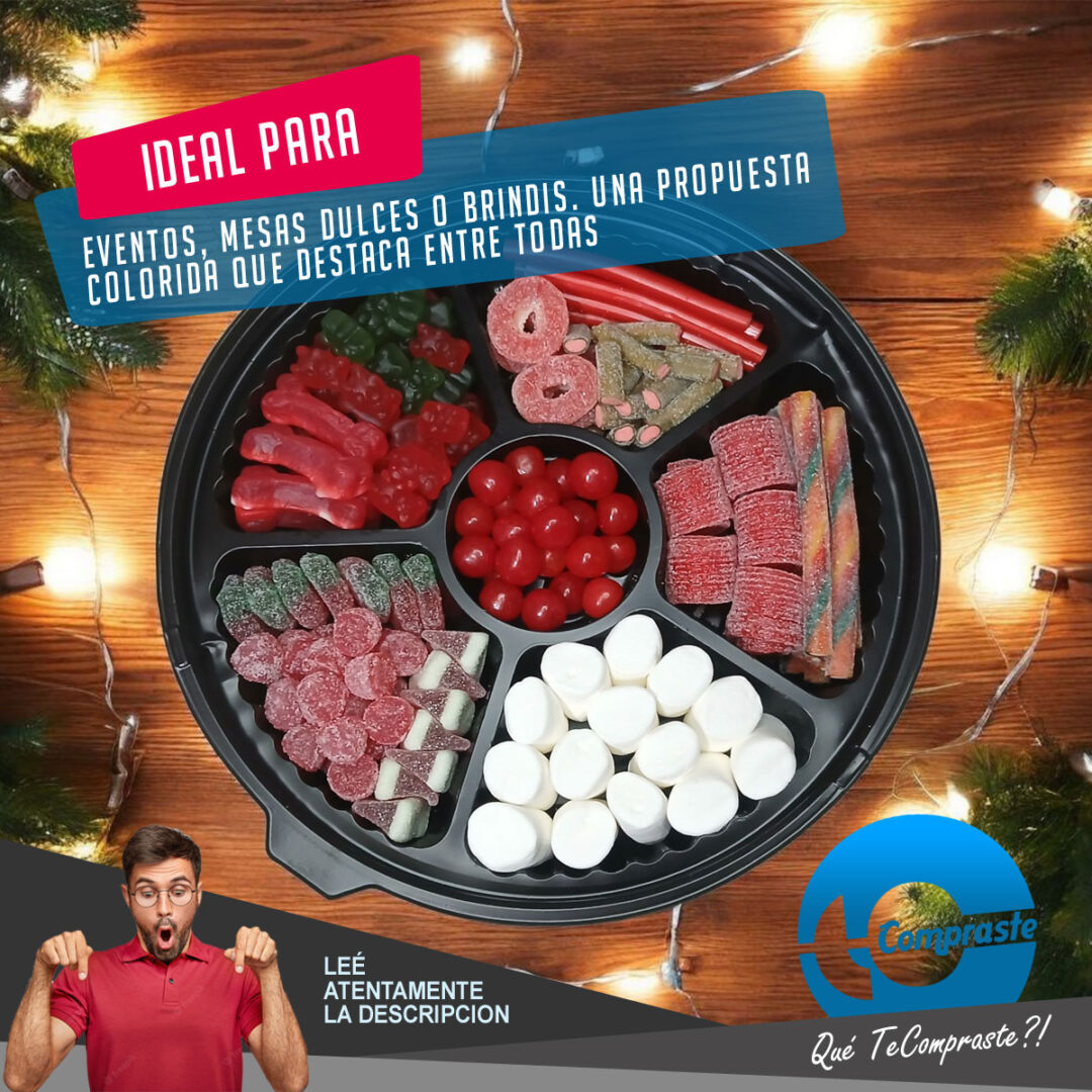 Bandeja Dulce Navidad Personalizada Con Tu Logo Regalo Empresarial - Alternativa Caja Navideña - Motivo: Celebremos Juntos - Imagen 4