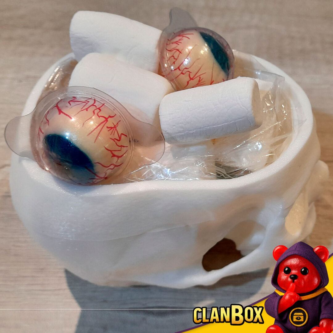 Calavera Con Tapa Y Gomitas Dulces Craneo Adorno Gotico Dark - Imagen 2