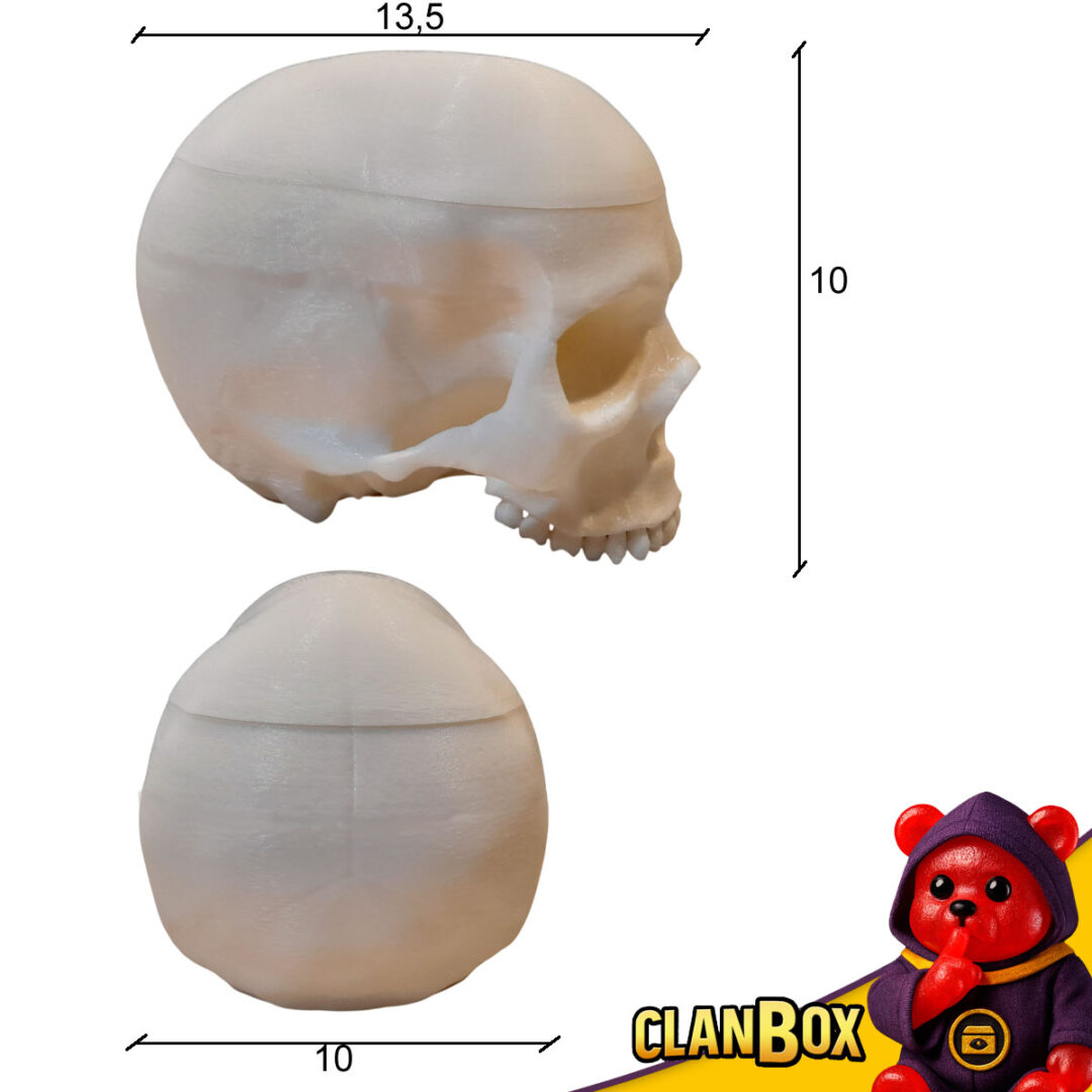 Calavera Con Tapa Y Gomitas Dulces Craneo Adorno Gotico Dark - Imagen 3