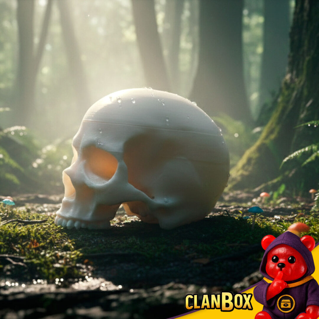 Calavera Con Tapa Y Gomitas Dulces Craneo Adorno Gotico Dark - Imagen 4