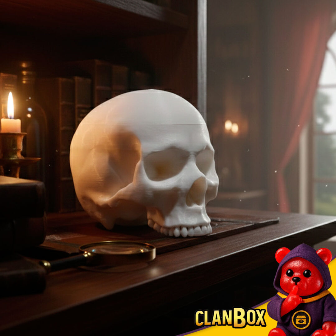 Calavera Con Tapa Y Gomitas Dulces Craneo Adorno Gotico Dark - Imagen 7